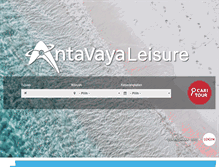 Tablet Screenshot of antavaya-leisure.com